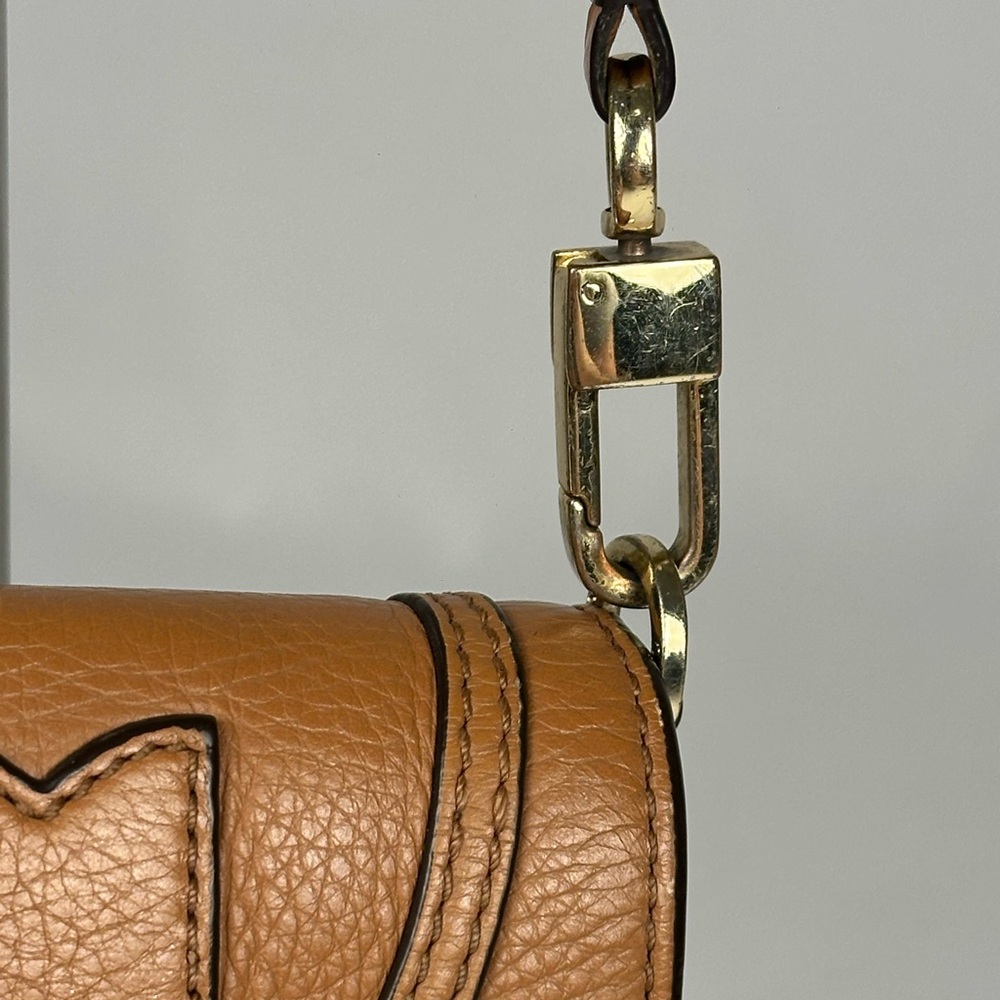 RARE GEM!! Tory Burch All T Crossbody Bag in Bark - Picture 14 of 16